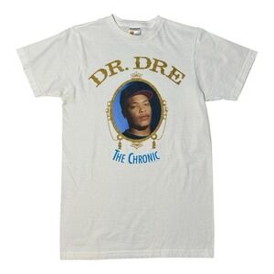 2005 Vintage Dr.Dre The Chronic Band Merch Hiphop T-shirt Small Bay Island Rap